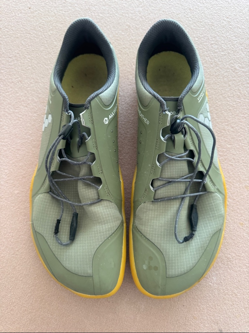 Vivobarefoot Men’s All Weather Green Minimalist Trainer Men's EUR 44 Unisex